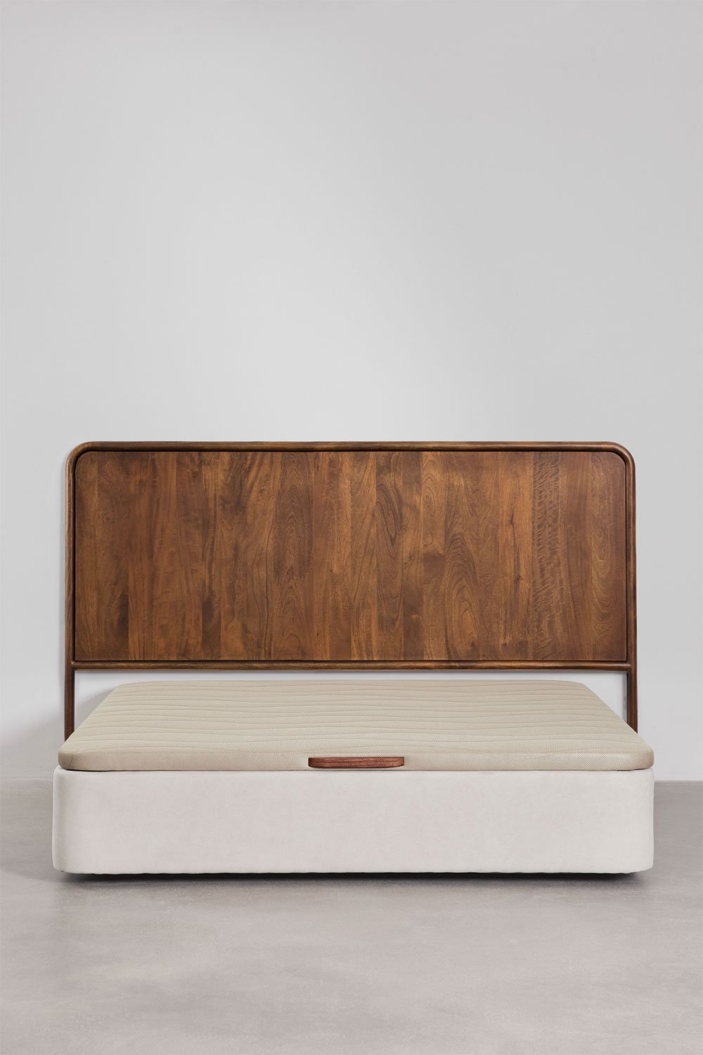 Cabecero para cama de 180 cm en madera de mango oscura Maupaul, imagen de galer&iacute;a 9