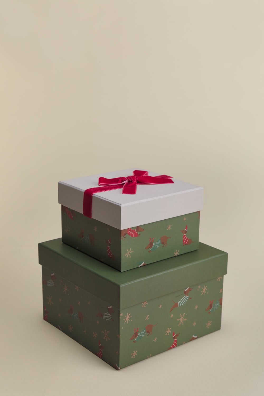 Set de 2 cajas de regalo de Navidad Lasev, imagen de galer&iacute;a 3