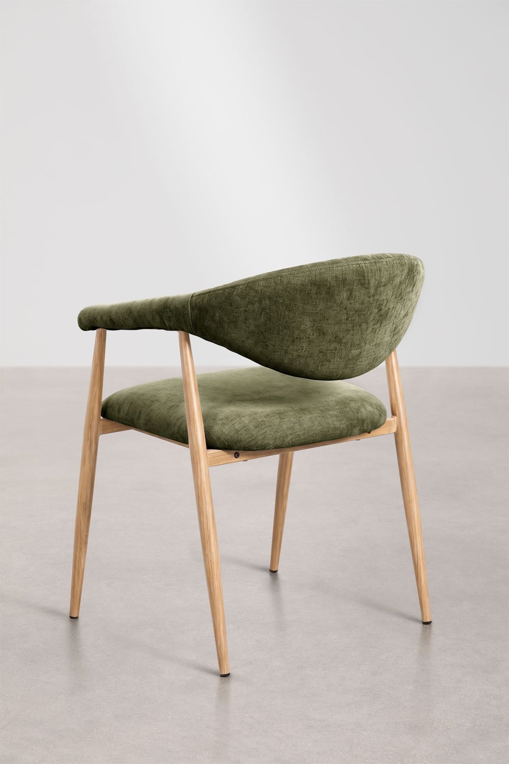 Silla de comedor con reposabrazos tapizada Nervoxi , imagen de galer&iacute;a 5