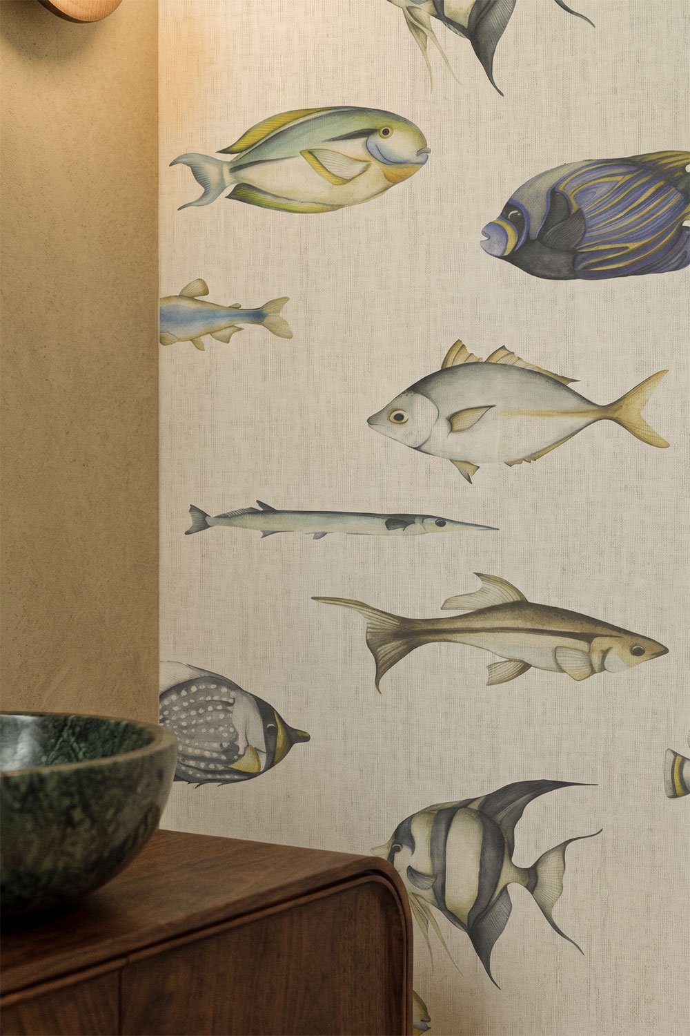 Pack de 2 paneles de papel pintado 65×260 cm autoadhesivos Nerilo, imagen de galer&iacute;a 2