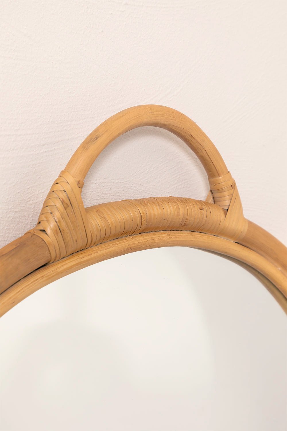 Espejo de Pared Redondo en Ratán (Ø53,5 cm) Daro , imagen de galer&iacute;a 4