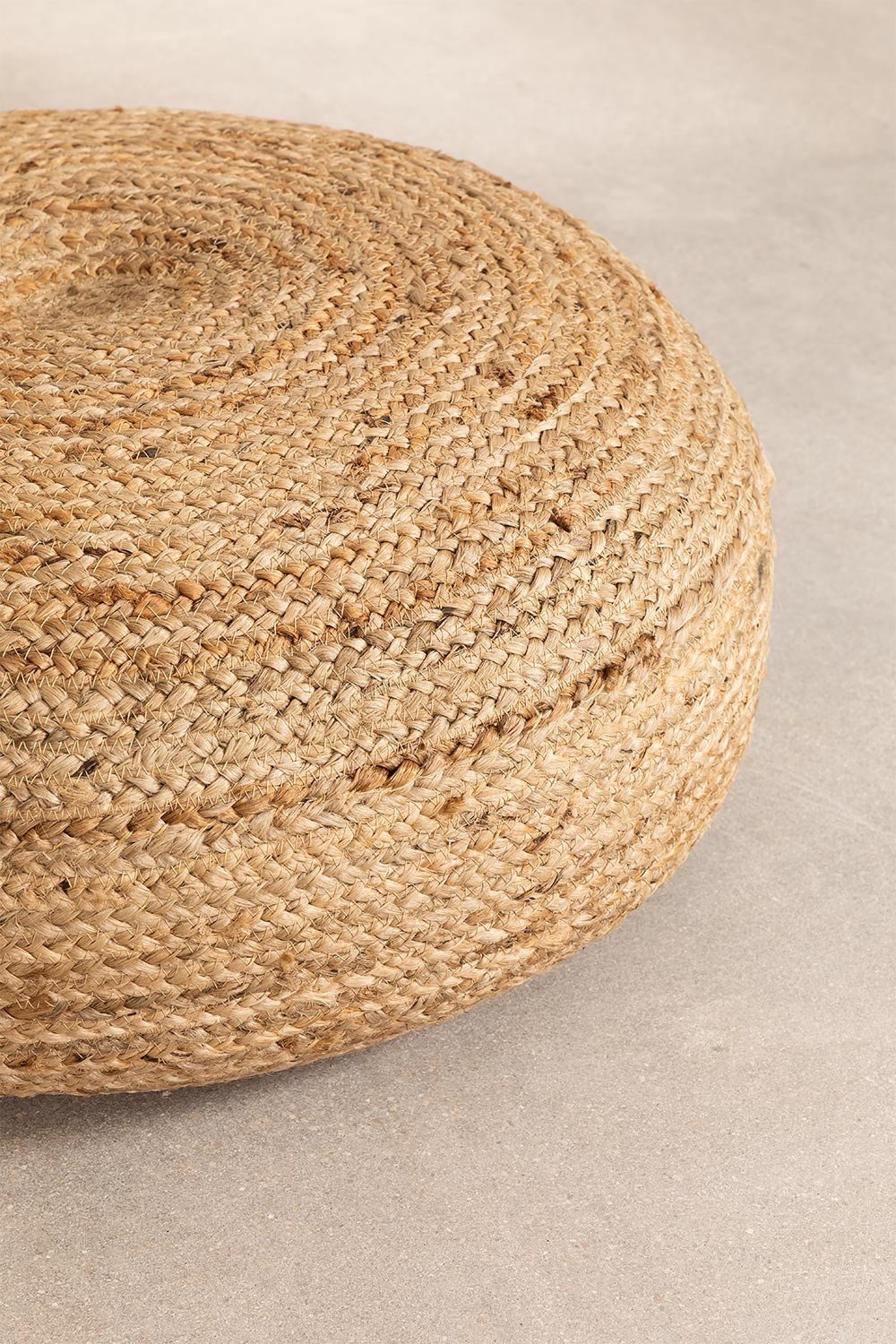 Puff Redondo de Yute Pilew, imagen de galería 3