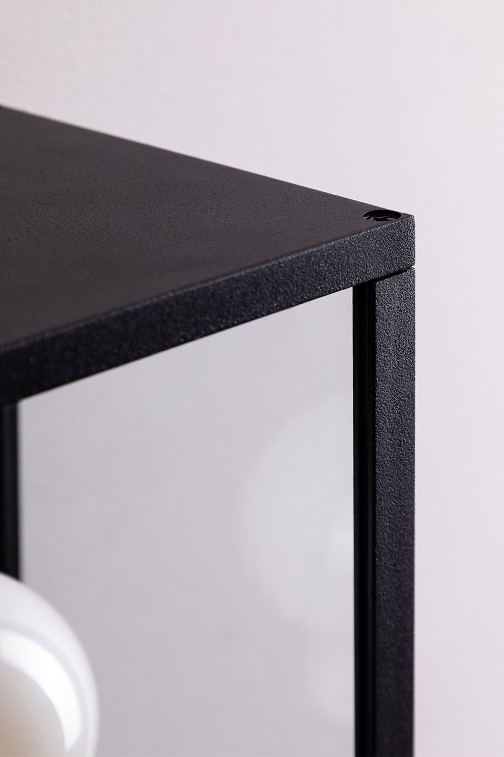 Aplique de pared para exterior en aluminio y cristal Delha, imagen de galería 4