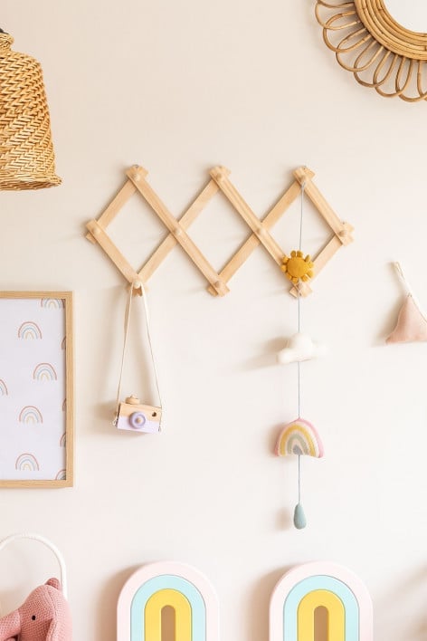 Perchero de Pared en Madera Ixi