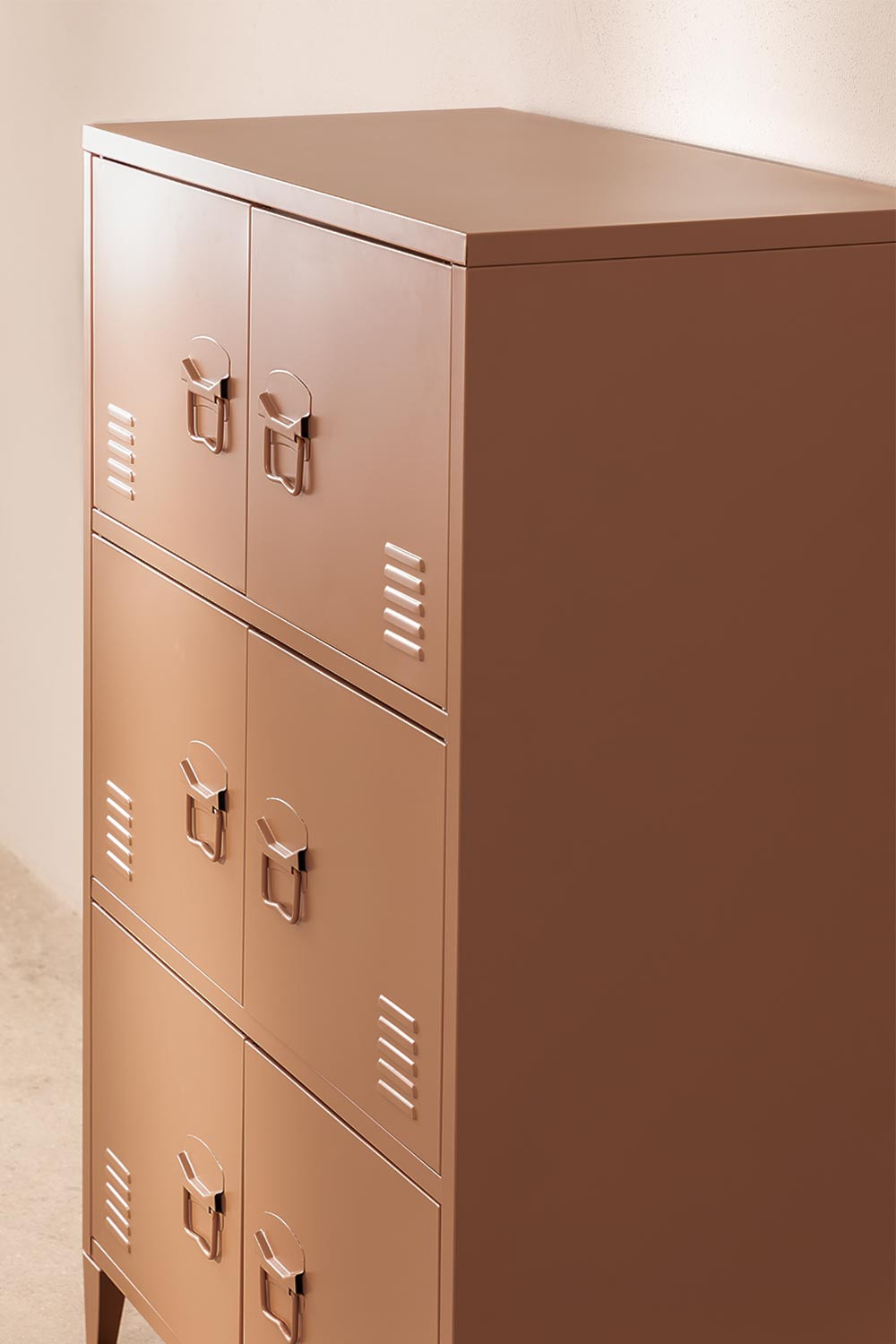 Cajonera Taquilla de 6 Puertas en Acero Pohpli SKLUM