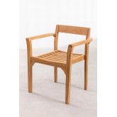 Chaise de jardin en bois de teck Aivan, image miniature 2