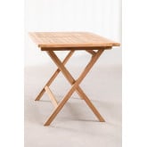 Table de jardin en bois (120x70 cm) Daiana, image miniature 3