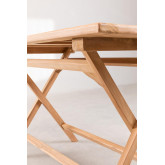 Table de jardin en bois (120x70 cm) Daiana, image miniature 5