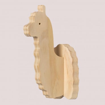 Porte-manteau Mural En Bois Pypa Kids Lama - Sklum