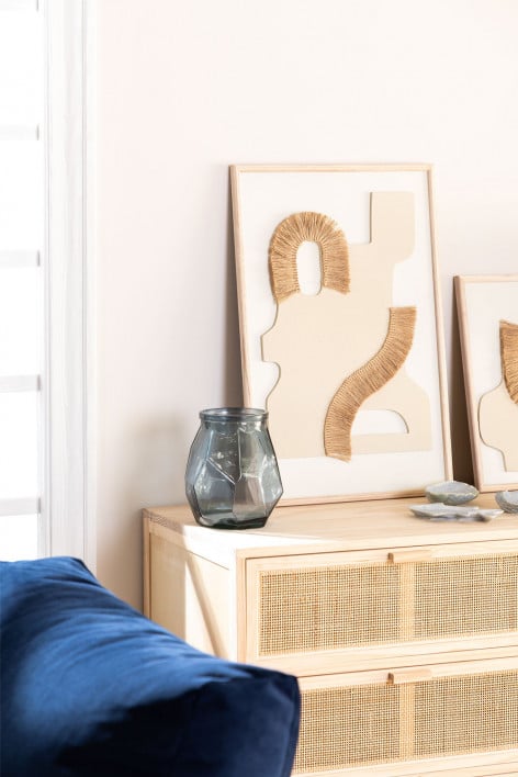 Cadre décoratif 40x60 cm en bois de pin Tafari