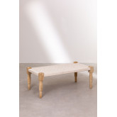 Table basse en macramé et bois de Kiron, image miniature 2