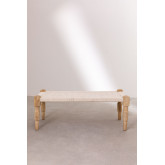 Table basse en macramé et bois de Kiron, image miniature 3