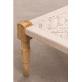 Table basse en macramé et bois de Kiron, image miniature 4