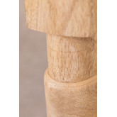 Table basse en macramé et bois de Kiron, image miniature 6