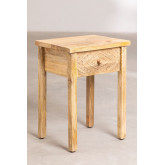 Table de chevet en bois de manguier maraja, image miniature 2