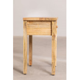 Table de chevet en bois de manguier maraja, image miniature 3
