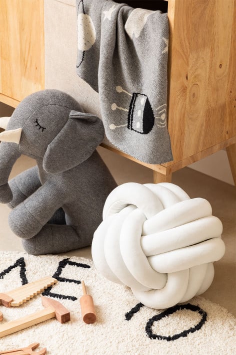 Coussin en velours Oliver Kids