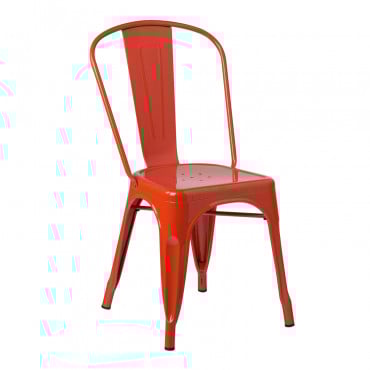 Chaise Empilable Lix Orange - Sklum