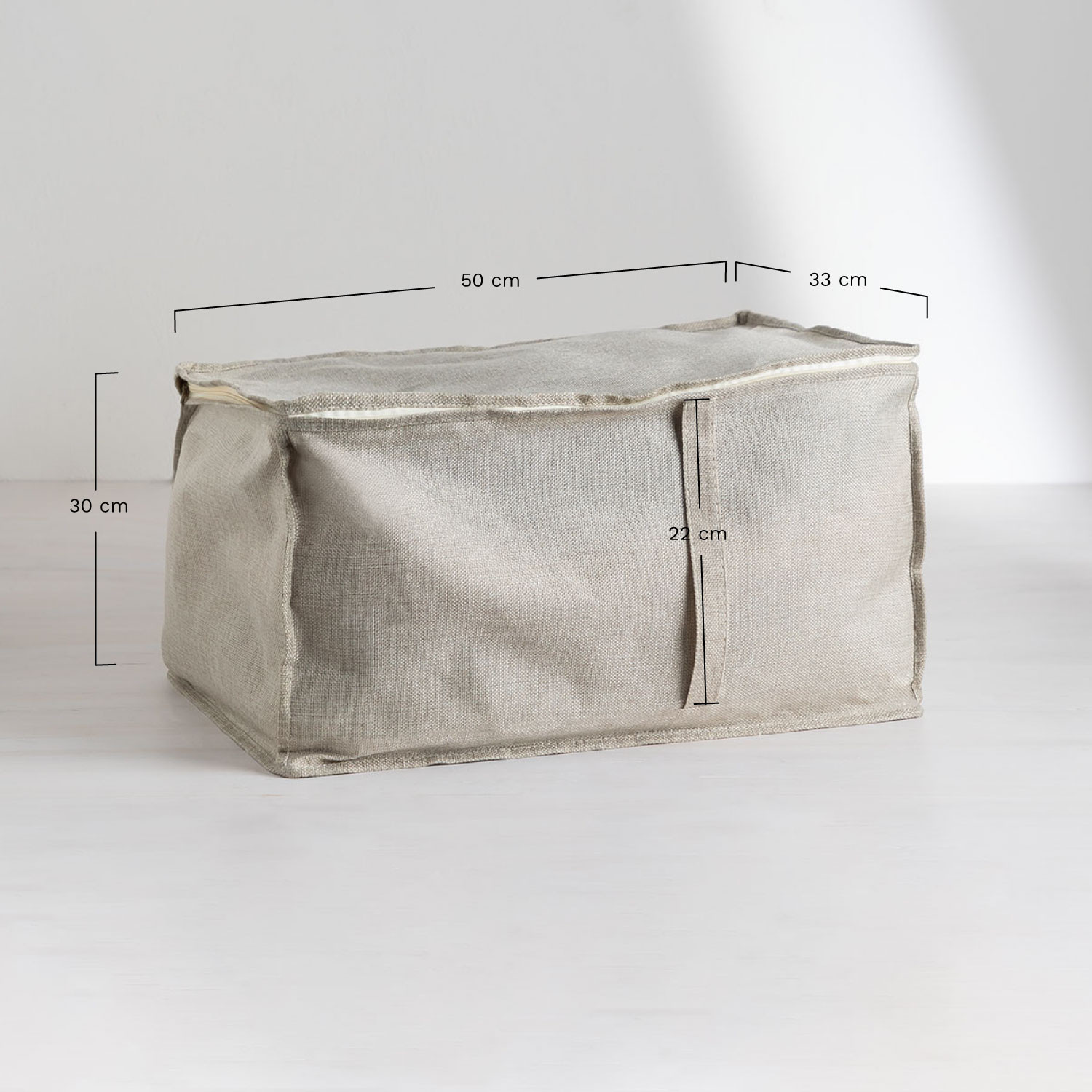 Lot de 3 boîtes de rangement Jamil, mesures