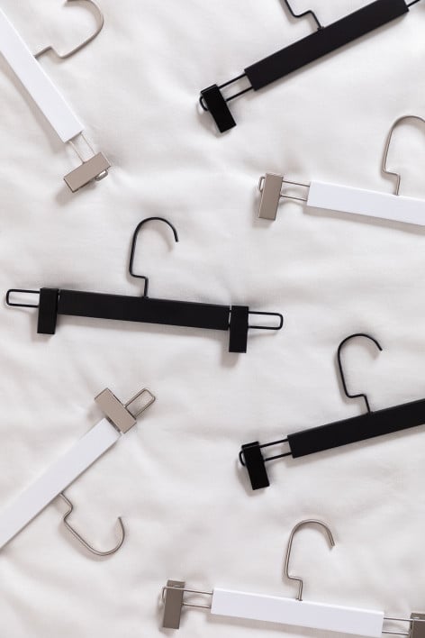 Lot de 6 cintres avec pinces Rita