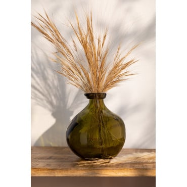 Vase en verre recyclé 18 cm Jound