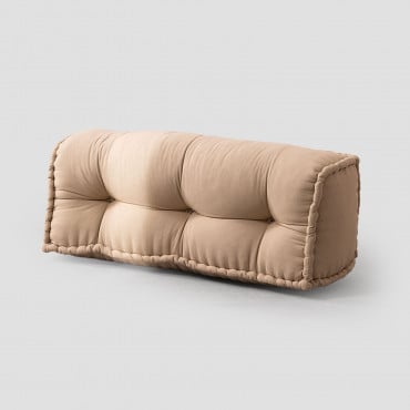 Dossier Pour Canapé Modulaire En Coton Yebel Brun Blé - Sklum