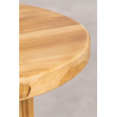Table basse ovale en bois de teck (100x50 cm) Randall, image miniature 6
