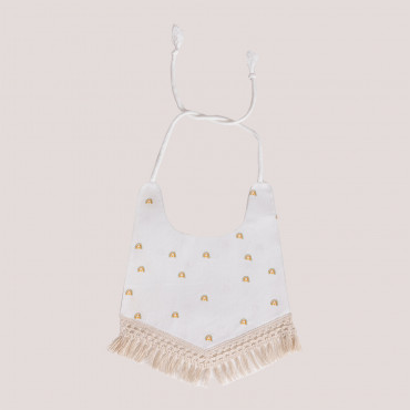 Bavoir En Coton Yooly Arc-en-ciel - Sklum