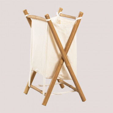 Panier À Linge En Bambou Tubai Bambou - Sklum