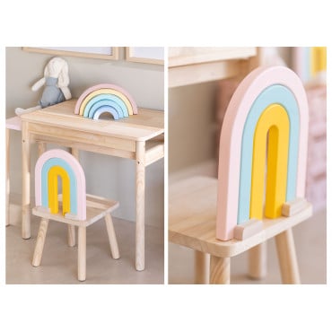 Chaise en bois Mini Rainbow Kids - SKLUM