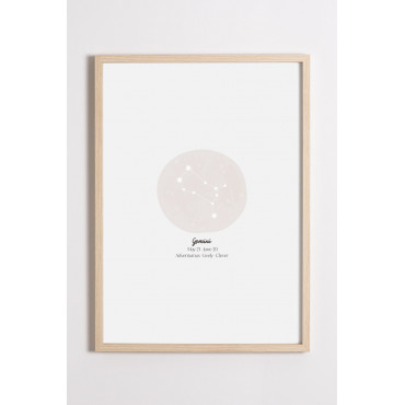 Affiche Décorative (50x70 Cm) Profécia Gemini - Sklum