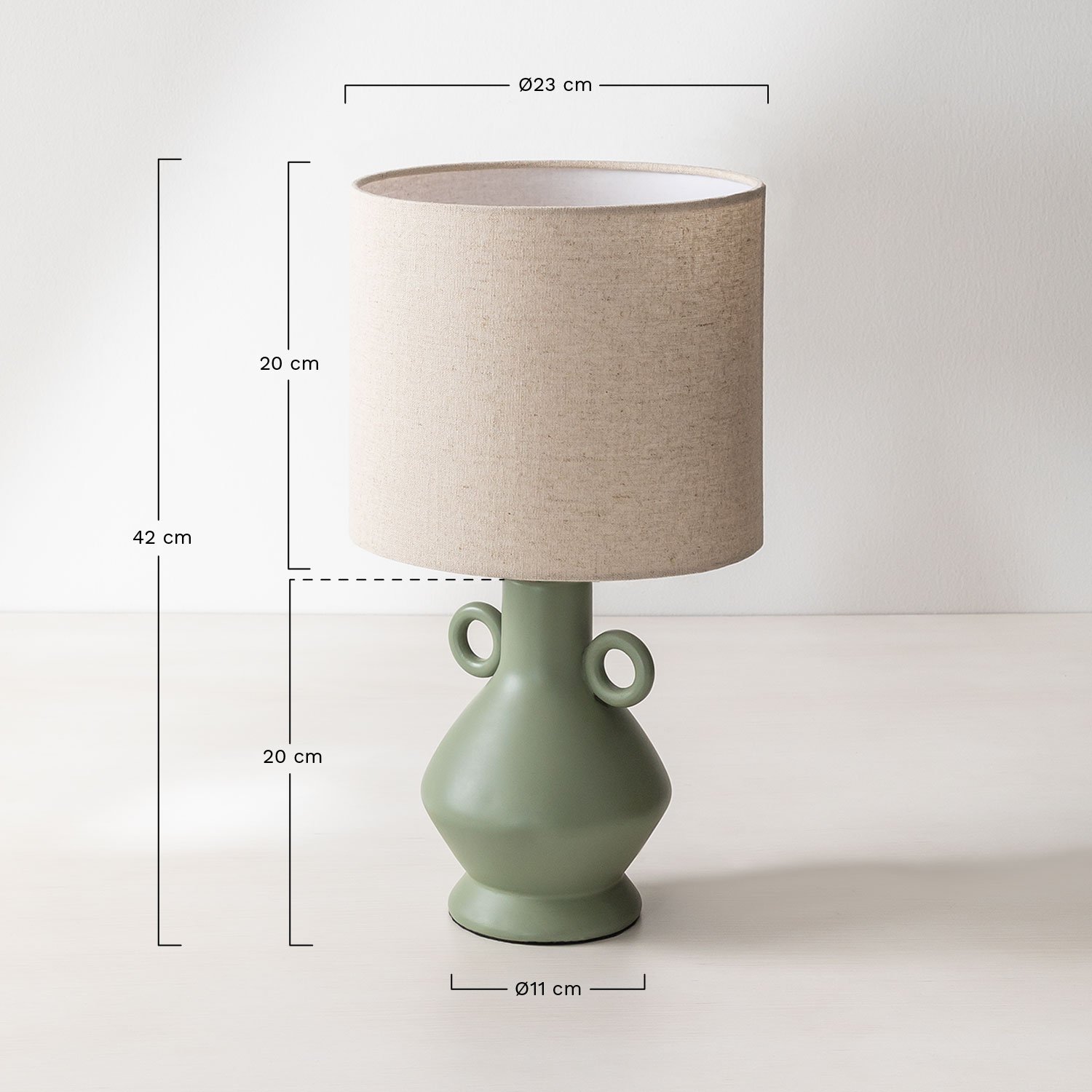 Lampe de Table Dexler, mesures