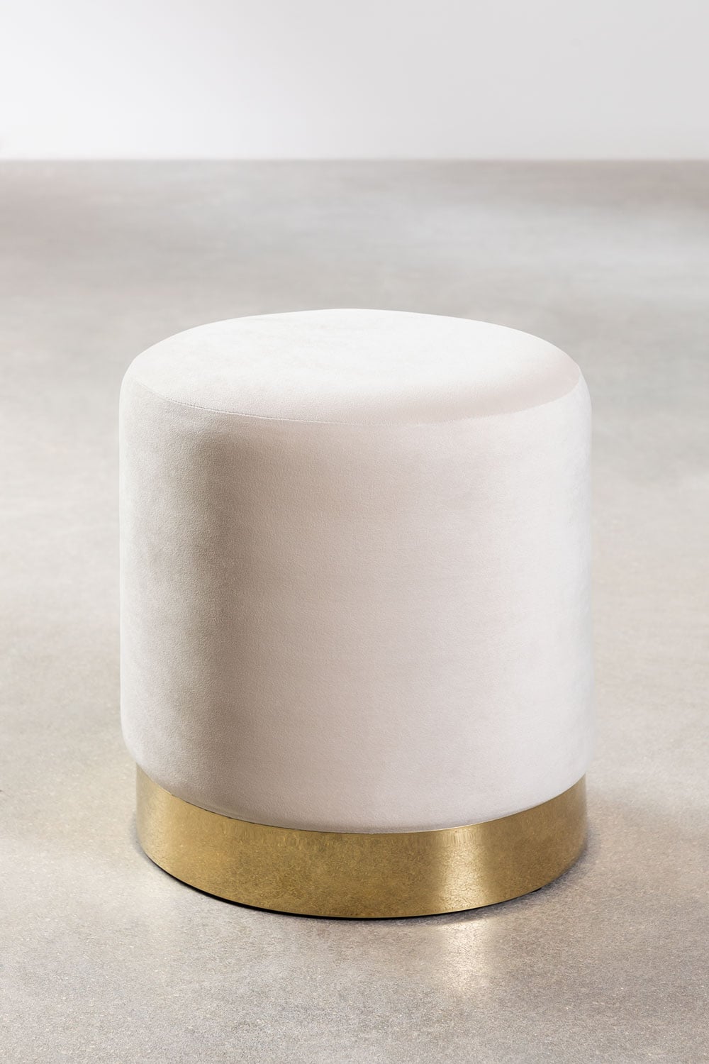 Homebeez Pouf De Rangement Rond Velours 71 Cm – Ottoman Touffeté Bleu Sarcelle – Repose-pieds & Table Basse