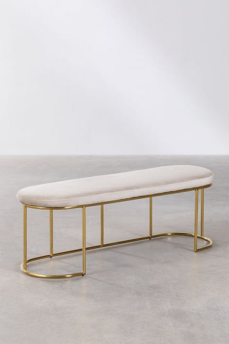 Banquette en velours Markina