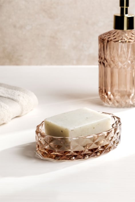 Porte-savon en verre Ovie