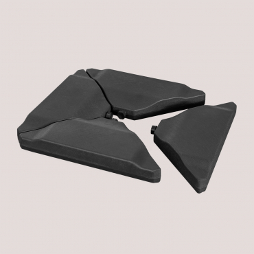 Base De Parasol Remplissable Zarpom Noir - Sklum