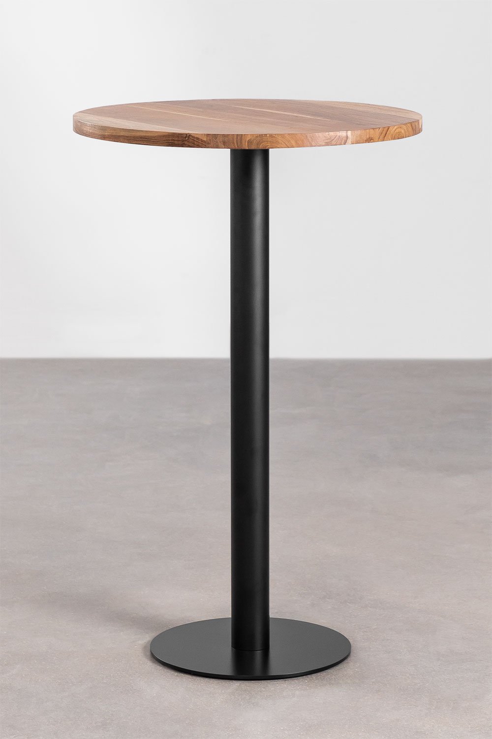 Table de Bar Pliante et Convertible en 2 Hauteurs en Acier (Ø59,5 cm) Dely  - SKLUM
