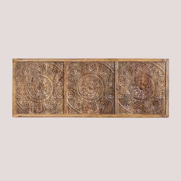 Tête De Lit En Manguier Wiluna Pour Lit De 150 Cm Bois De Mangue & 150 Cm - Sklum