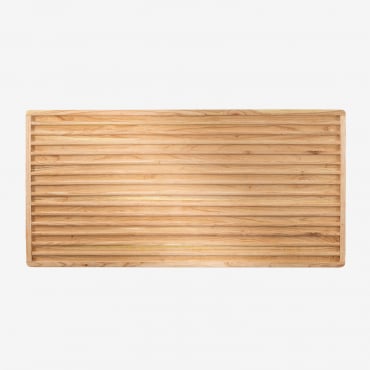 Tête De Lit Pour Lit Deleyna Wood 150 Cm Marron Bois Naturel & 150 Cm - Sklum