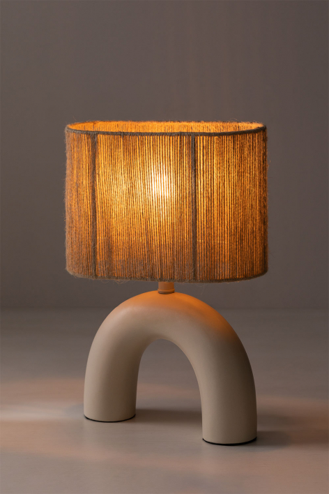 Lampe de table en céramique Finley