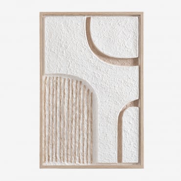 Tableau Décoratif En Relief Guerliot 40x60 Cm A - Sklum
