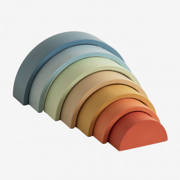 Arc-en-ciel En Bois Wouty Kids Multicolore Fresh - Sklum