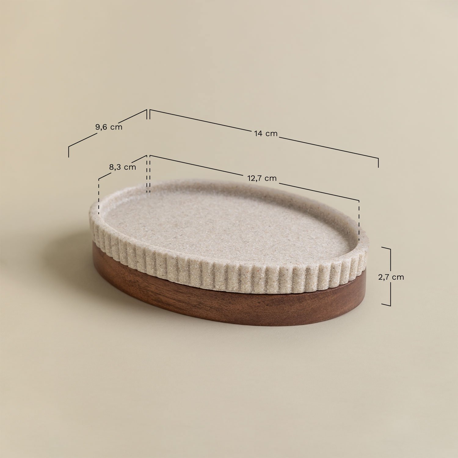 Porte-Savon Wasila, mesures