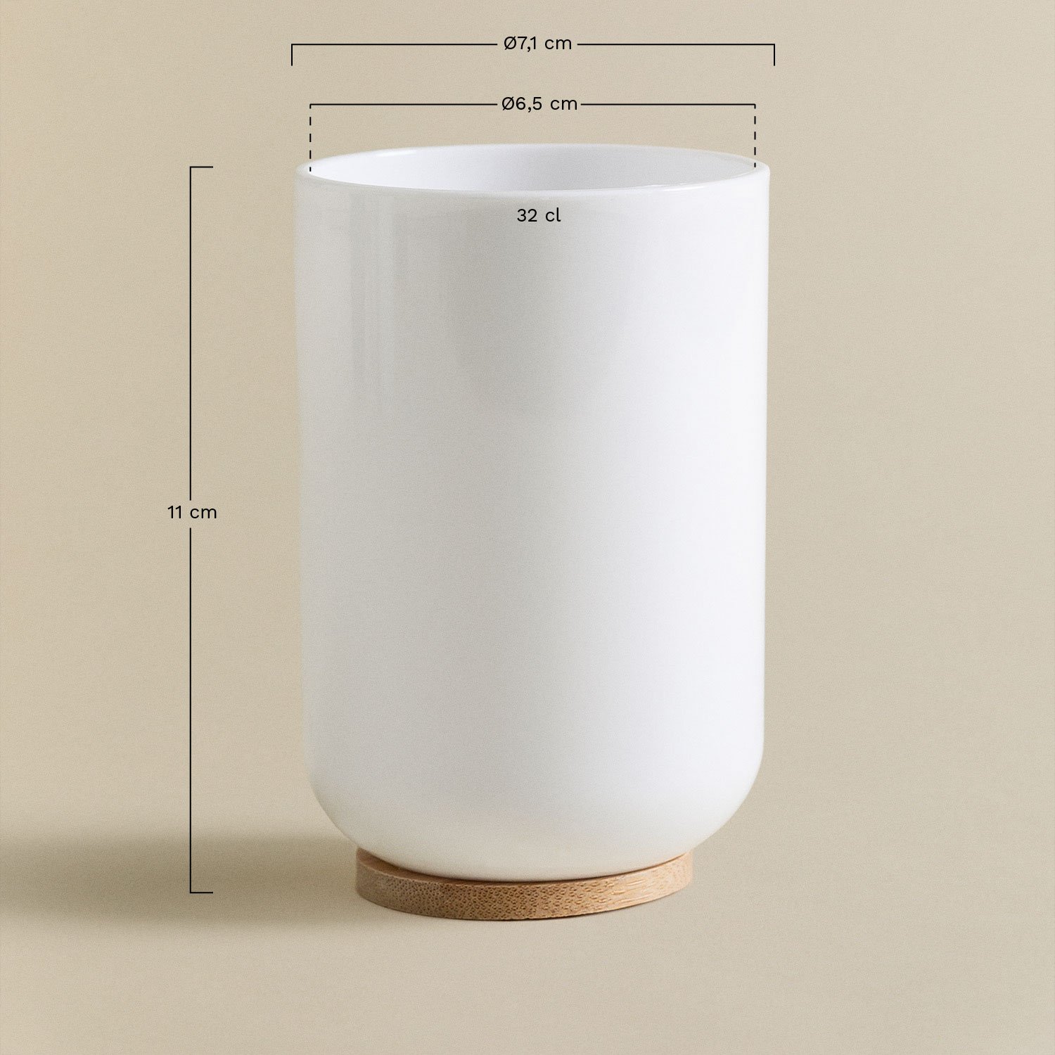 Vase 32 cl Ulysse, mesures