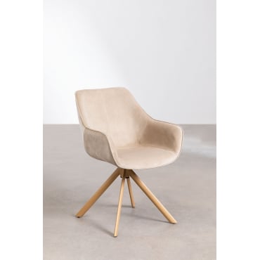 Lot de 4 Chaises de Salle à Manger en Velours Lucy