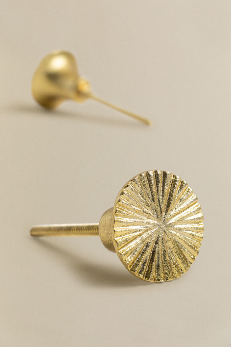 Set de 2 poignées en fer Chantal