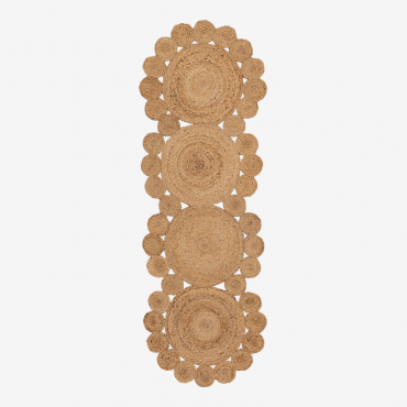 Tapis En Jute Naturel (180x60 Cm) Otilie Yute - Sklum