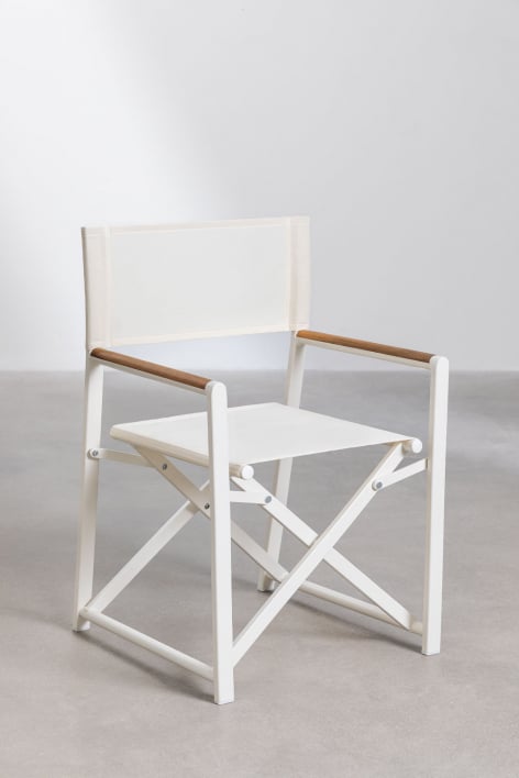 Chaise de réalisateur de jardin pliante Jordana