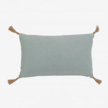 Coussin Rectangulaire En Coton (30x50 Cm) Lavras Iceberg - Sklum