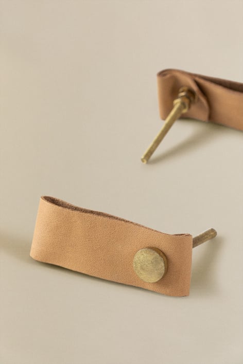 Set de 2 poignées en cuir Norvyng